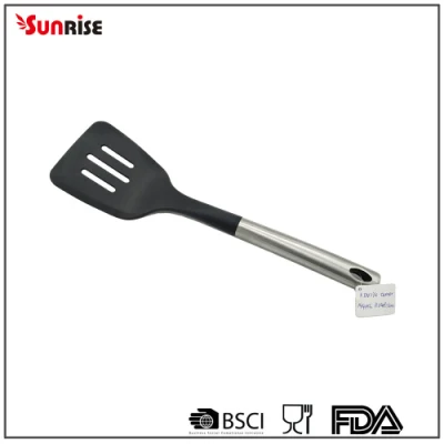 Kitchen Product Kitchen Tools Nylon Slotted Turner with The Magnetic End (KTN172)