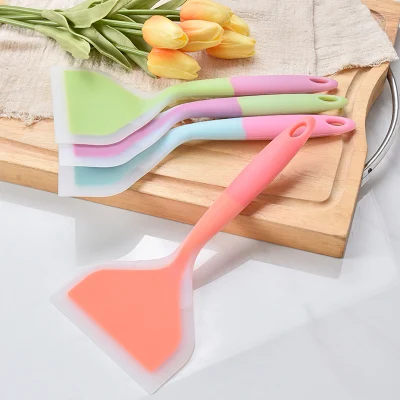 3 Colors Cooking Kitchen Utensils Silicone Spatula Non-Stick Tools