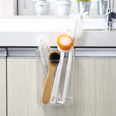 Door Back Cleaning Tools Hanging Organizer Plastic Kitchen Cabinet Cutlry Bake Tools Storage Box