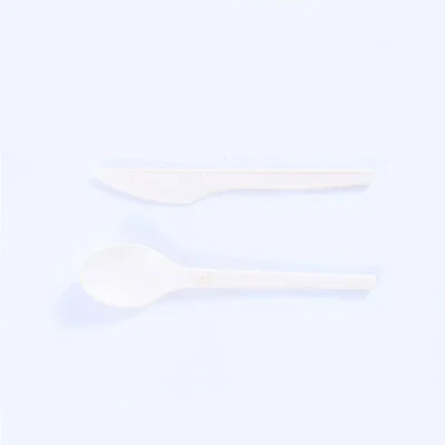 High Quality Eco Friendly Biodegradable Wheat Straw Corn Starch Fork Bowl Plate Spoon Cup Tableware Set