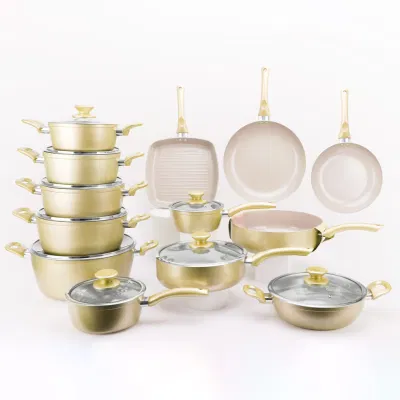 Customized Ceramic Pot Cookware Set Induction Nonstick Kitchenware Cookware Set