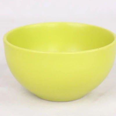 18PCS Matte Yellow Ceramic Dinner Set for Wedding and Banquet