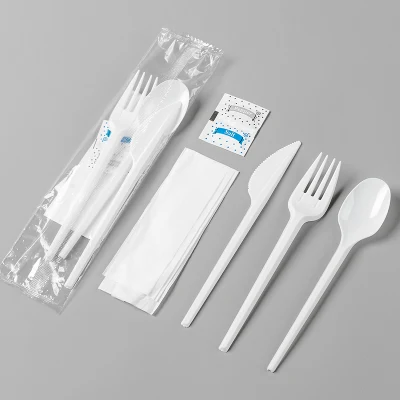 Popular Fashion Spoon Fork Knife PP PS Cutlery Set High Quality Factory Manufacture Plastic 2023 Hot Sale Tableware