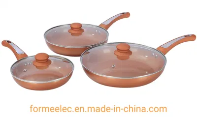 20cm 24cm 28cm Fry Pan 6PCS Set Ceramic Frypan 6 Pieces Cookware Set