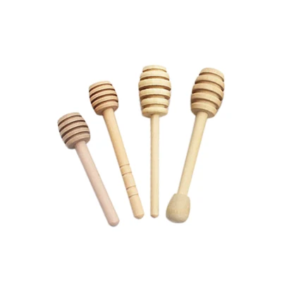 Wood Honey Stick Honey Stir Bar Kitchen Tools Manufacturer Wooden Dipper 10.5cm 11.5cm 15cm 16cm