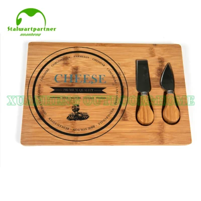 Friendly-Environmental Kitchen Bamboo Cheese Chopping Board