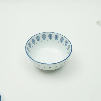Porcelain Dinnerware with Hand Printing