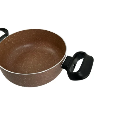 Durable Popular Granite Non Stick Coated Aluminum Home Cooking Non Stick Coated Variety Cookware Set Forged Cookware for Camping