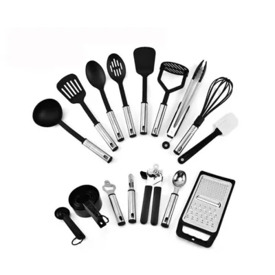  Set 24 Nylon and Stainless Steel Heat Resistant Cooking Utensils Set