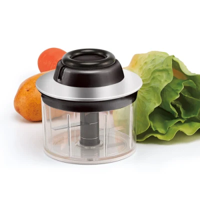 Kitchen Gadgets Vegetable Cutter Hand Pull Food Chopper with 3 Blades