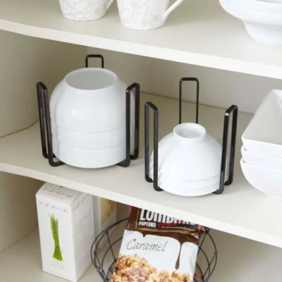 Tableware Dish Holder Dish Storage Drain Rack Tableware Drying Rack Kitchen Organizer White Bl23135