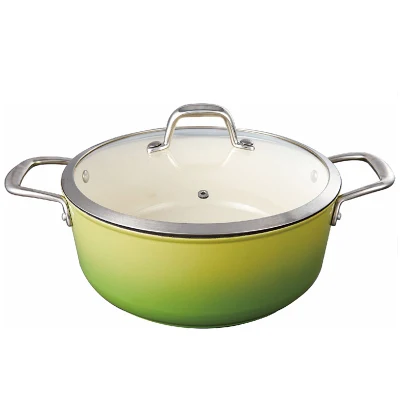 Factory Enameled Cast Iron with Handle Oven and Dishwasher Safe Ideal for for Baking and Frying Lightweight Cast Iron Casserole