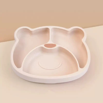 Wholesale FDA Silicone Baby Bowl Tableware Set Feeding Dinnerware