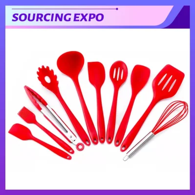 Factory Wholesale Silicone Kitchen Utensil Cooking Tools Silicone Kitchen Accessories Kitchen Gadgets Durable Cocina Silicone Kitchen Accessories Cooking Tool