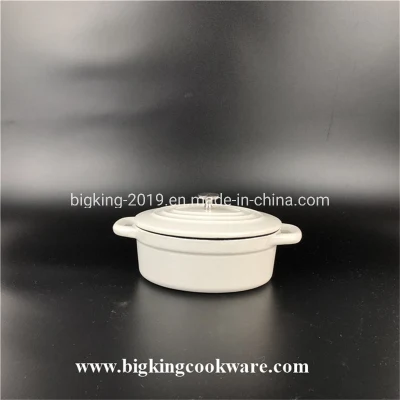 Cast Iron Cookware Oval Pot Mini Casserole