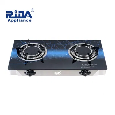  Tanzania Popular Model Infrared Burner Low Consumption Tempered Glass Cooktop Gas Cooker