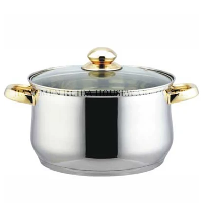  Best Price Kitchen Belly Shape Stainless Steel Cook Set Casserole Cookware Set