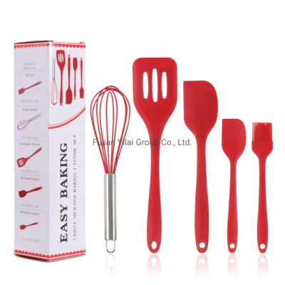 5 PCS Silicone Cooking Utensil Food Grade Silicone Kitchen Baking Sets Home Kitchen Tools