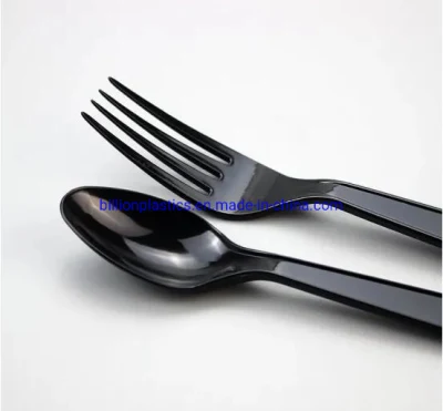 Hot Sell Plastic PP Forks Spoon Knife Cutlery Set Tableware