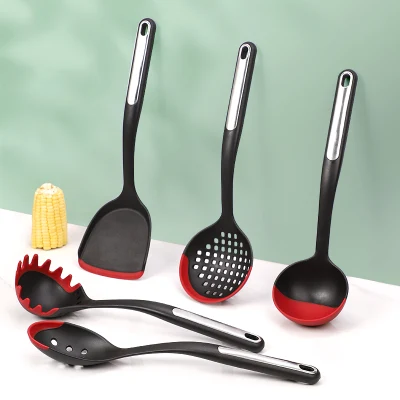 5 in 1 Non Stick Silicone Cooking Tools Kitchen Accessories Utensils Set