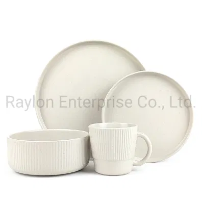 Factory Price Ceramic White Plates Nordic Porcelain Plate Set Dinnerware Crockery Dished Set Bowl Set Dining Tableware