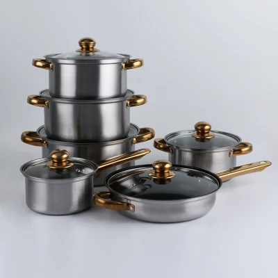 Stainless Steel Cookware Sets Cooking Pot Milk Pot Kitchenware Nonstick Kitchen Utensils Sets