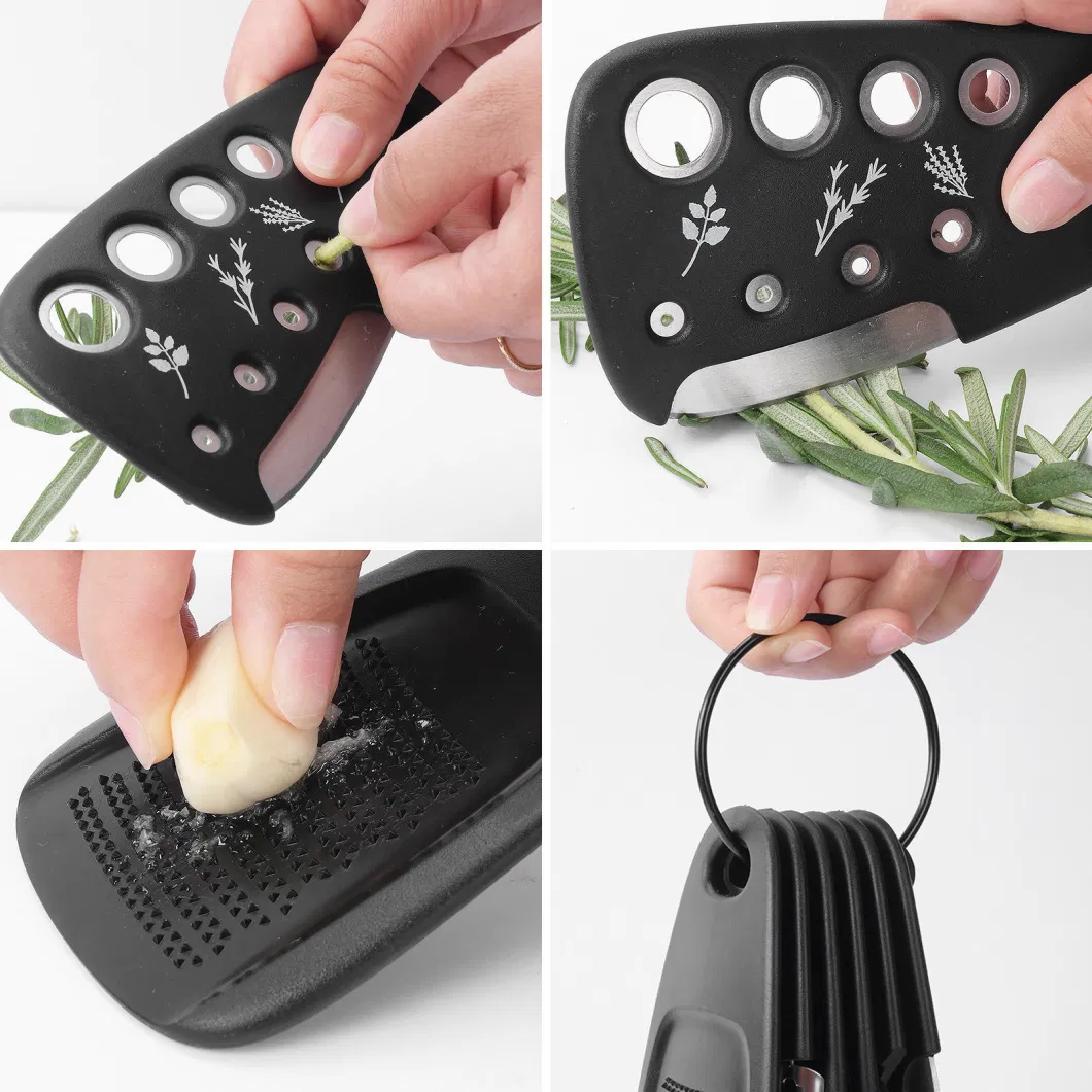 Kitchen Tools 6 Pieces Unique Kitchen Gadgets Peeler Gadgets Pizza Cutter Vegetable Grater Herb Leaf Stripping Tool