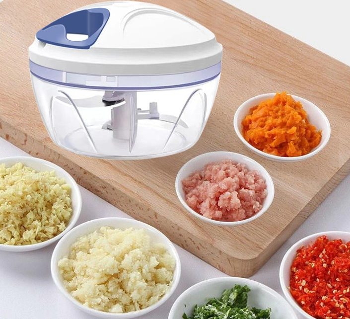 Kitchenware Kitchen Equipment Food Machine Multi-Function Vegetable Slicer Fruits Nuts Meat Processor Food Vegetable Manual Chopper and Slicer Three Blade