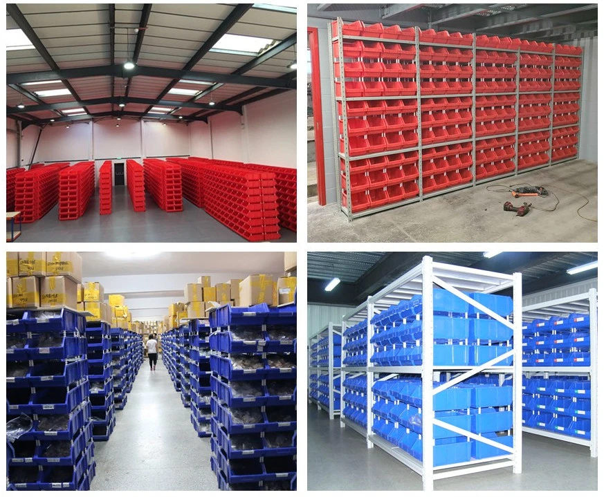 Warehouse Spare Parts Stackable Plastic Storage Bins for Hardware Storage