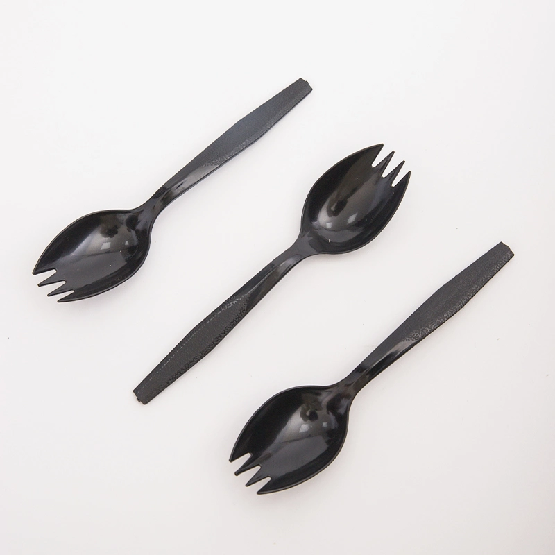 PP PS Plastic Cutlery Set Spoons Teaspoon Ice-Cream Spoon Custom Size Packing Logo Tableware