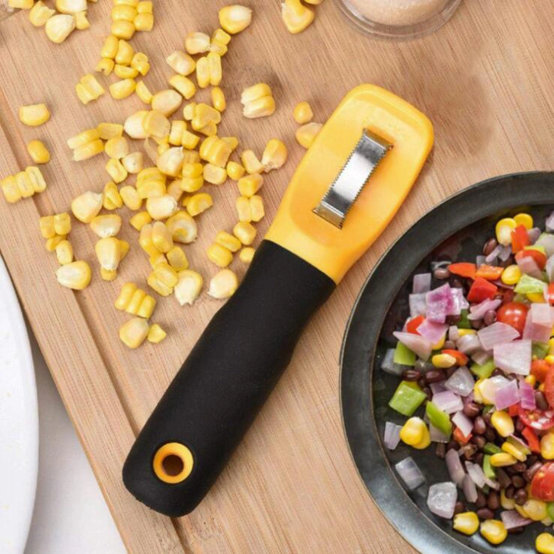 Stainless Steel Kernel Peeler Corn COB Remover Stripper Thresher Cutter Tool for Home Kitchen Bl11978