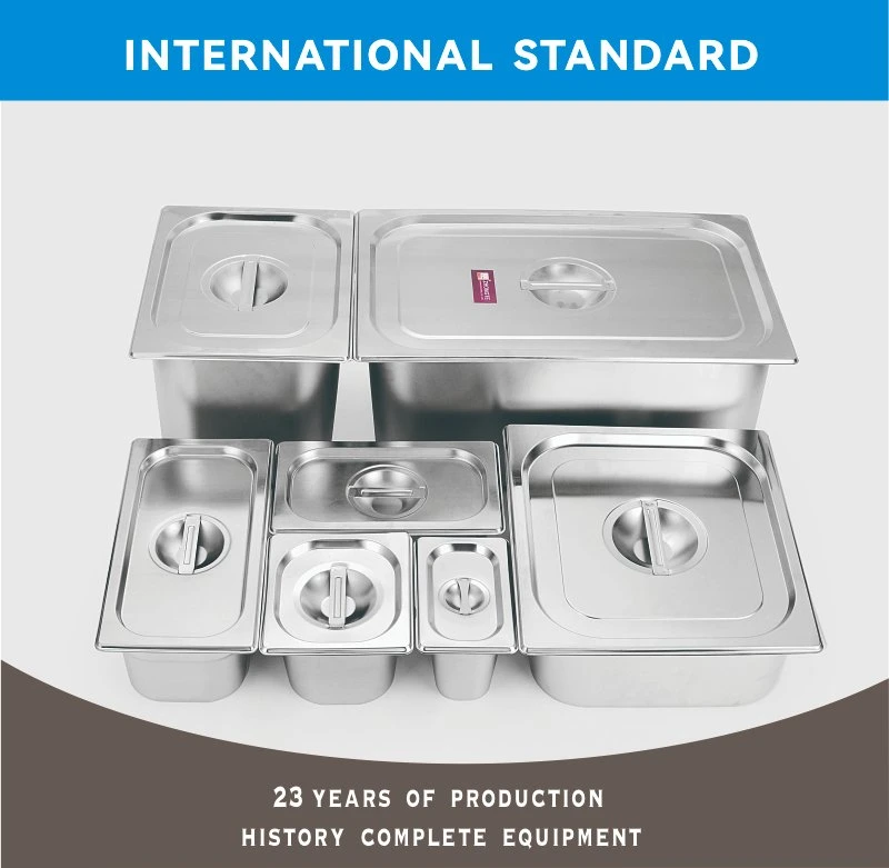 Zhongte Other Hotel &amp; Restaurant Supplies Stainless Steel Gastronorm Food Container Gn Pan