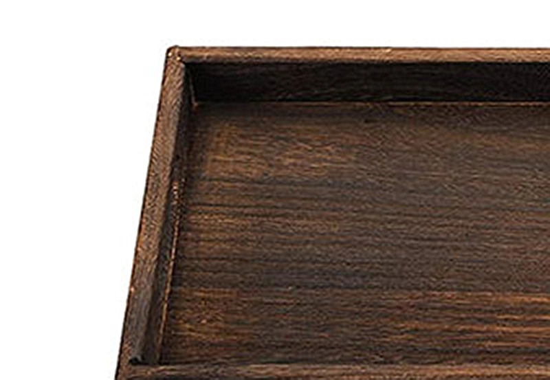 Wooden/Wood Rectangular Serving Trays Set for Breakfast/Dinner/Tea/Coffee/Fruit/Cakes