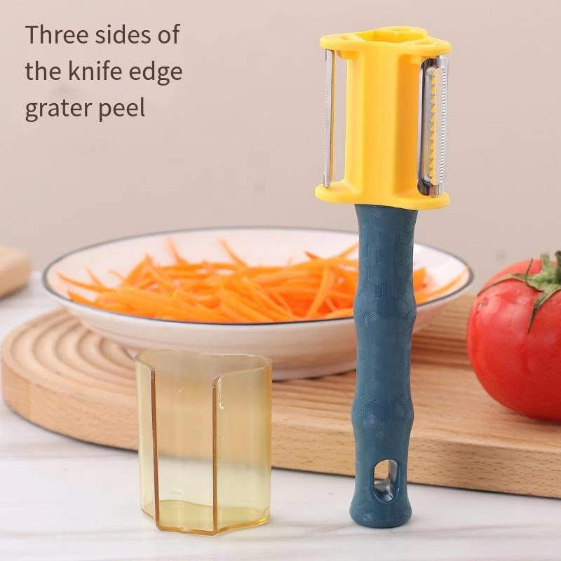 Home Kitchen Storage Fruit Stainless Steel Scraper Apple Potato Tool with Box