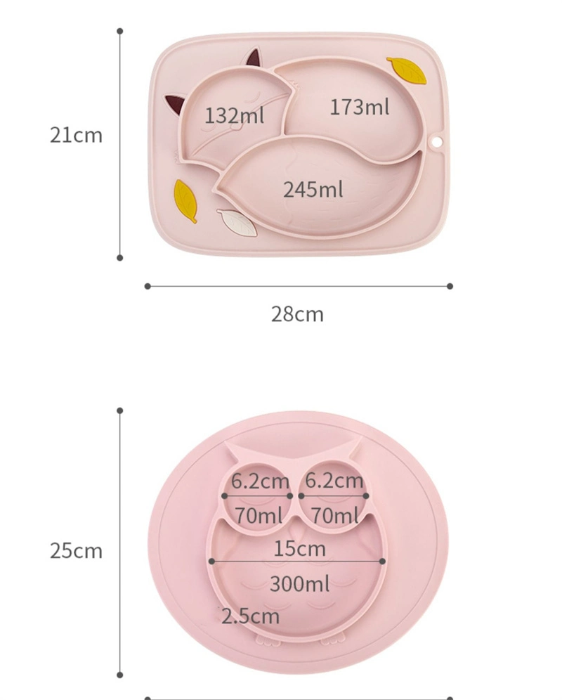 Top Selling Baby Feeder Plates Dinnerware Set BPA Free