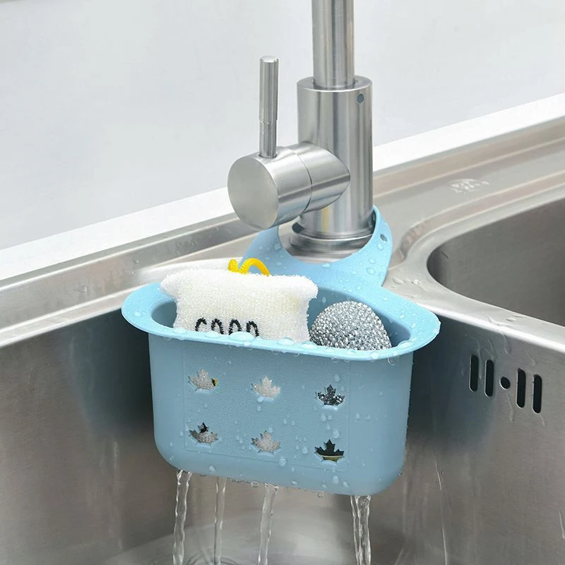 Kitchen Sink Drain Basket Faucet Storage Rack Sink Dish Cloth Sponge Storage Rack Hanging Bag