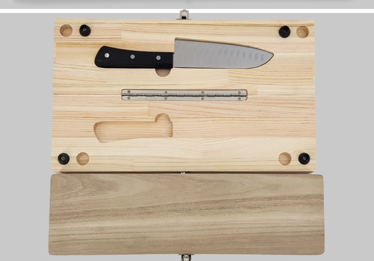 Knife Accessories Cutting Board, Oak Cutting Board Set, Wilderness Camping and Cooking
