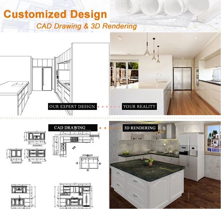 Modern Matt White PVC Kitchen Island Cabinet Organizer Storage