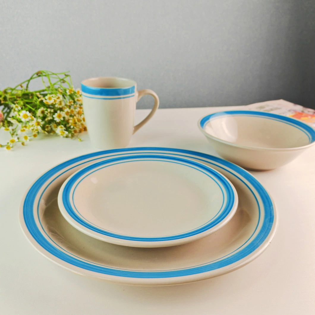 Hand-Painted Porcelain/ Ceramic/ Stoneware Food Serving/Table Dining/Serving Tableware Dinnerware Plate Set