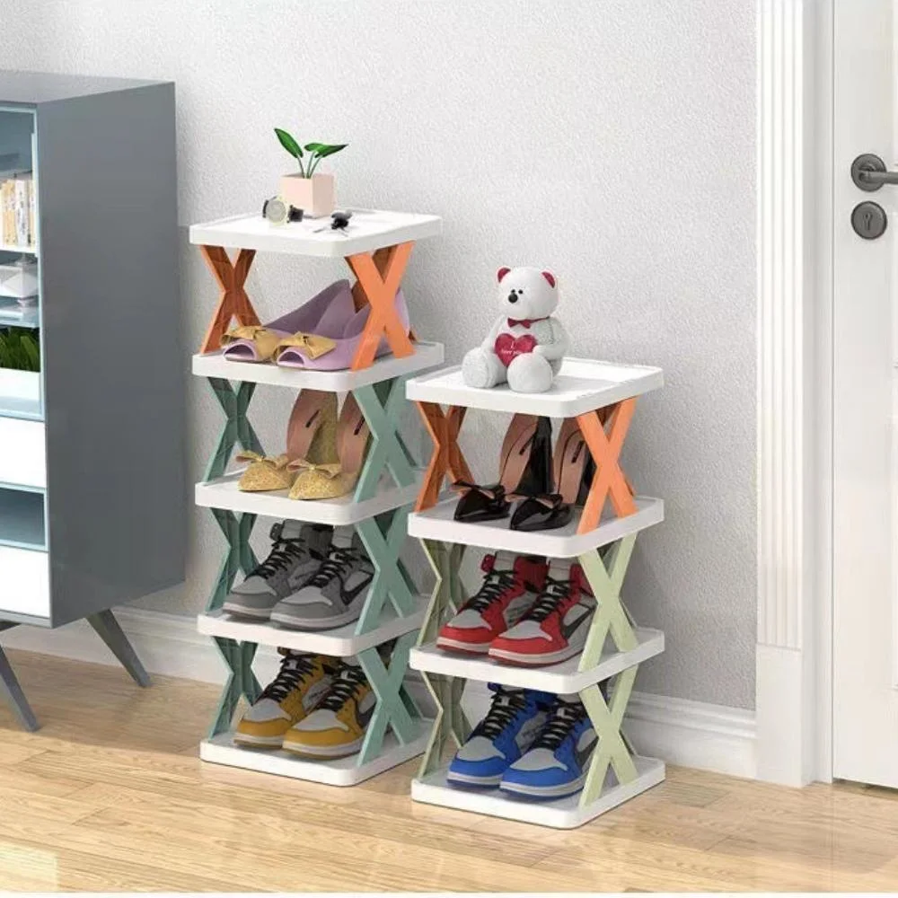 Shoe Rack Home Doorway Simple Shoes Storage Fantastic Space-Saving Layered Partition Internet Celebrity Multi-Layer Plastic Ci21306