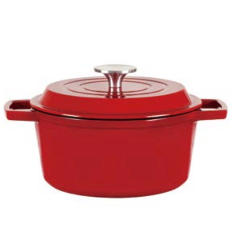 Factory Direct Sale Cooking Pot Non-Stick Enamel Cast Iron Dutch Oven Enameled Cookware Casserole 5qt