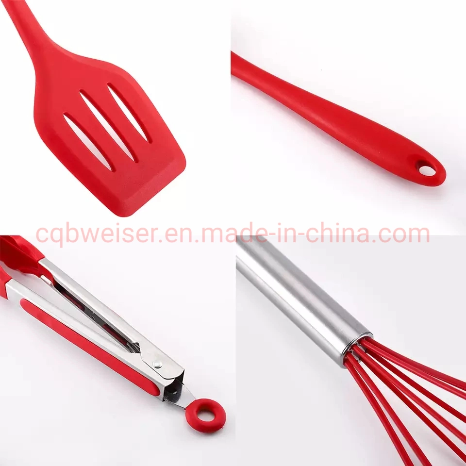 Factory Wholesale Silicone Kitchen Utensil Cooking Tools Silicone Kitchen Accessories Kitchen Gadgets Durable Cocina Silicone Kitchen Accessories Cooking Tool