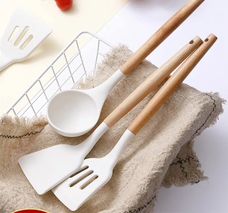 New Model Customized Multifunction All-in-One Modern Silicone Kitchen Tool Set