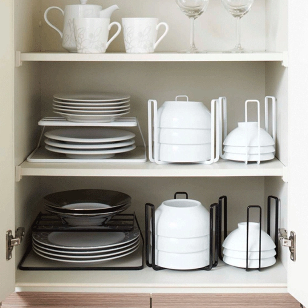 Tableware Dish Holder Dish Storage Drain Rack Tableware Drying Rack Kitchen Organizer White Bl23135