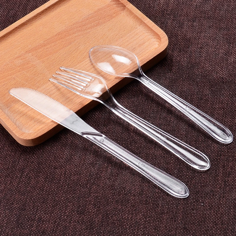 Disposable Tableware Individually Packaged Disposable Plastic Thickened Knife Fork and Spoon Sets