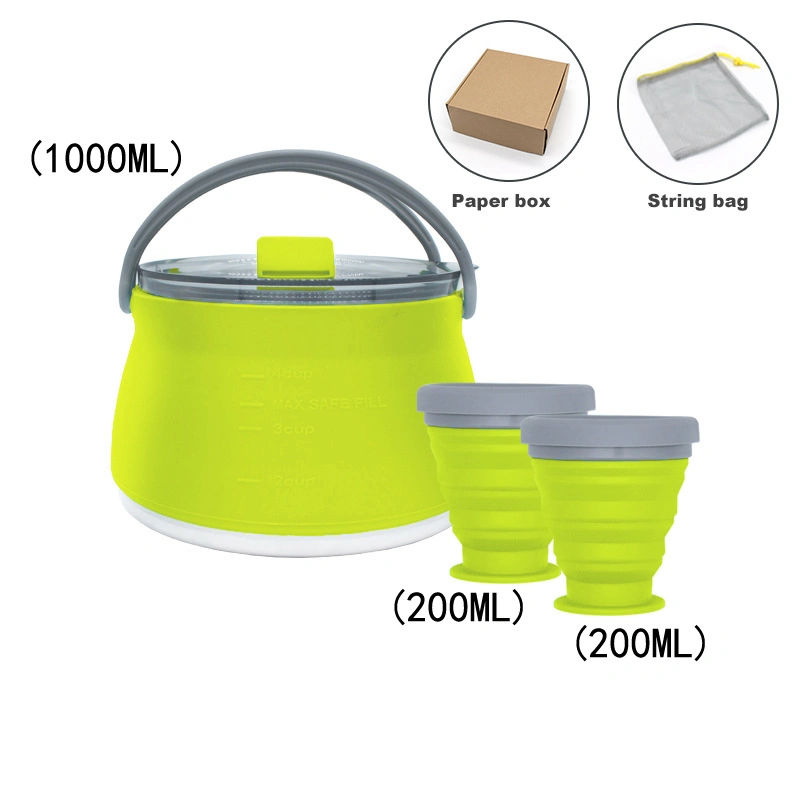 Outdoor Gas Stove Portable Camping Kettle Cookware Set Ci16077