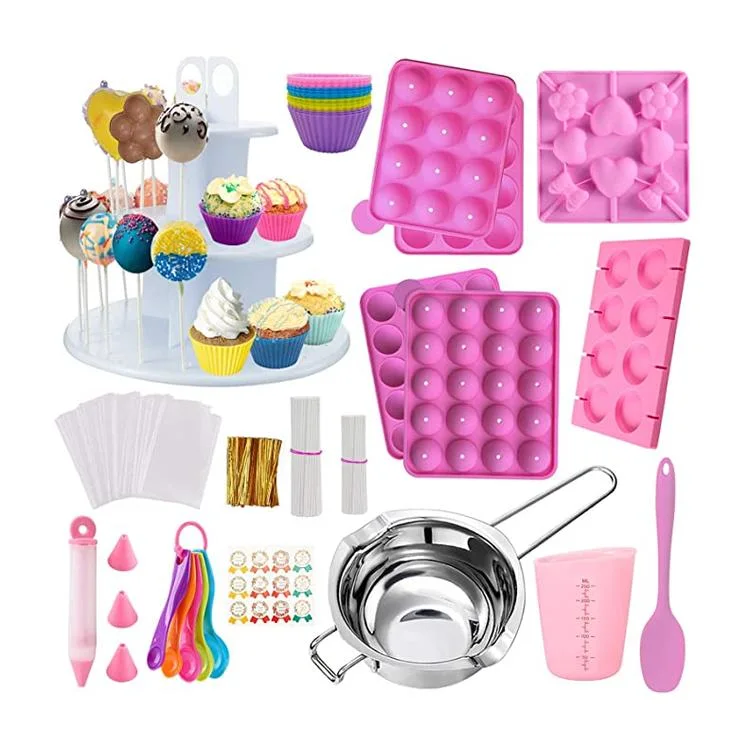 Silicone Lollipop Mold Set 3 Tier Cake Stand Cake Tools