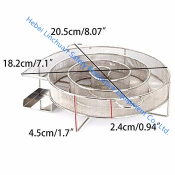 Hot Sale Cold Smoker Generator for Steel Smoker Barbecue Grill New Arrival Cooking Tools for Bacon Round Shape
