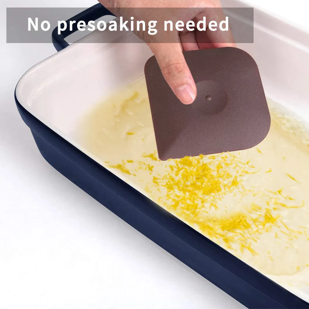 Dish Scraper-Tool Cast-Iron Plastic Pan Iron Skillet Scrubber Food Cleaning Kitchen Scrapper