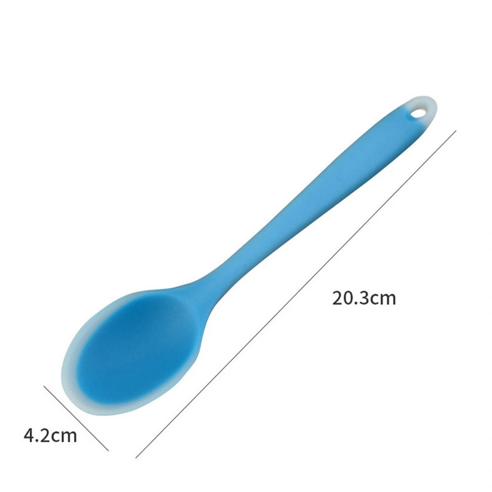 Temperature Sensing Scoop Kids Tableware Soft Silicone Spoon Feeding Helper